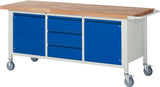 Mobile Workbenches with storage cabinets
