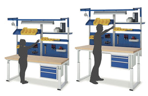 Workbenches with Electric Height Adjustment
