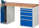 Workbench with Vice