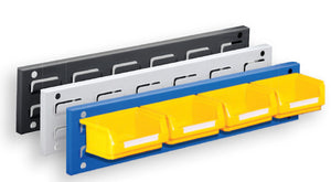 Small Parts Bin Storage Rail - sets