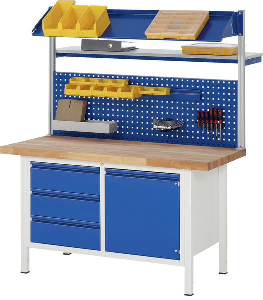 Workbench with storage + accessories