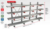 Schulte Cantilever Racking at Equiptowork