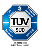 TÜV tested safety product